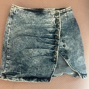 Willa retrofete denim skirt